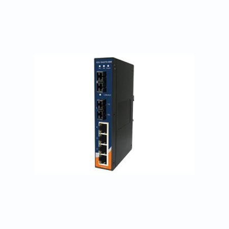 ORING NETWORKING Slim Type 4x 10/100TX (RJ-45) + 2x 100FX (Multi-mode / SC) IES-1042FX-MM-SC